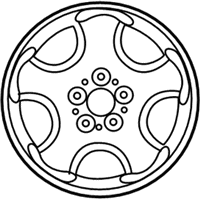 OEM 2003 Chrysler Concorde Aluminum Wheel - 4782289AB