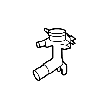 OEM Toyota Prius AWD-e By-Pass Pipe - 16502-37040