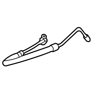 OEM 2020 Ford F-250 Super Duty Power Steering Pressure Hose - LC3Z-3A719-D