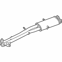 OEM 2005 BMW X5 Centre Muffler - 18-30-7-502-201