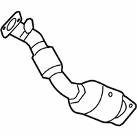 OEM 2008 Saturn Aura Converter & Pipe - 15947649
