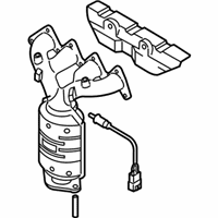 OEM 2009 Hyundai Tucson Exhaust Manifold Catalytic Assembly - 28510-23AA0