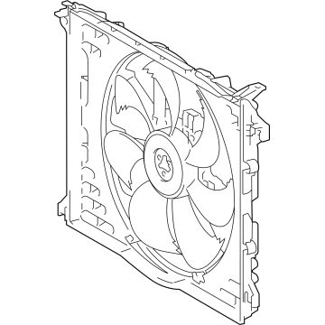 OEM 2021 Toyota Mirai Fan Assembly - 16360-77040