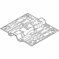 OEM Hyundai Tiburon Panel-Center Floor - 65111-2C010