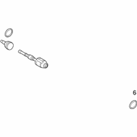 OEM 2015 Lincoln MKX Axle Assembly - DT4Z-3A428-B