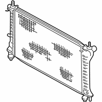 OEM 2004 Ford Focus Radiator - XS4Z-8005-A