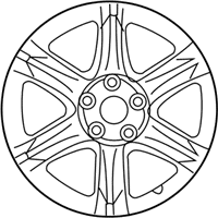 OEM 2005 Infiniti Q45 Replica Wheel Rim X75 Replaces - 40300-AT326
