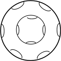 OEM Nissan Maxima Disc Wheel Ornament - 40342-16C00