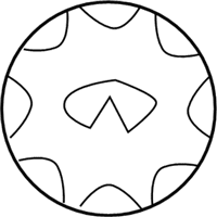 OEM 2002 Infiniti Q45 Ornament-Disc Wheel - 40315-AR200