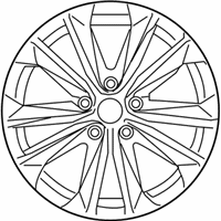 OEM Nissan Rogue Sport Wheel-Aluminum - D0C00-6FM1A