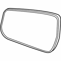 OEM 2016 Chevrolet Malibu Limited Mirror Glass - 23177422