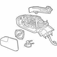 OEM 2018 Lincoln MKZ Mirror Assembly - HP5Z-17683-AB