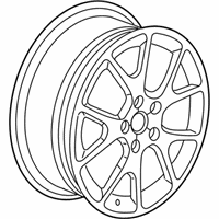 OEM 2013 Dodge Journey Aluminum Wheel - 1RU20DD5AC