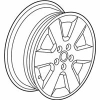 OEM 2012 Dodge Journey Aluminum Wheel - 1CY86SZ0AA