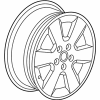 OEM 2009 Dodge Journey Aluminum Wheel - 1CY86SZ0AA