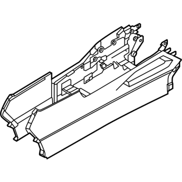 OEM Kia Sorento Console Assembly-Floor - 84610R5000WK