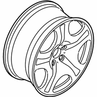 OEM 2007 BMW 650i Light Alloy Rim Polished - 36-11-6-760-628