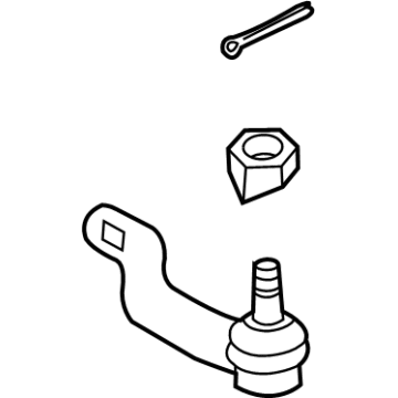 OEM Lexus NX450h+ Rod Assy, Tie - 45460-49095