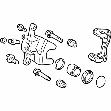 OEM 2006 Toyota RAV4 Caliper Assembly - 47750-42091