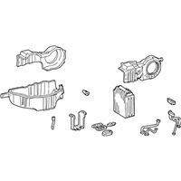 OEM 1998 Toyota Sienna Evaporator Assembly - 87030-08020