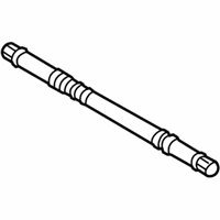OEM 2017 Infiniti Q70 Shaft Rear Drive - 39704-1MA0A