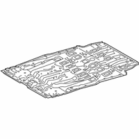 OEM Toyota Front Floor Pan - 58111-08031