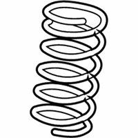 OEM 2010 Lexus IS F Spring, Coil, Rear - 48231-53151