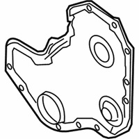 OEM 2008 Dodge Ram 2500 Timing Cover - 5086814AA