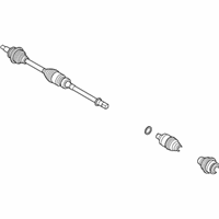 OEM 2020 Toyota Yaris Axle Assembly - 43410-WB005