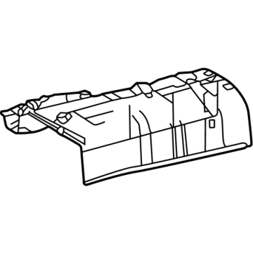 OEM 2022 Toyota Highlander Rear Insulator - 58043-0E020