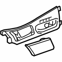 OEM 2012 Lexus RX450h Front Door Inside Handle Sub-Assembly, Right - 67605-0E010-B0