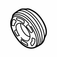 OEM 1998 Nissan Altima Pulley-Crankshaft - 12303-0Z800