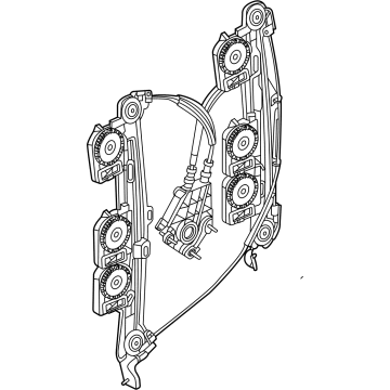 OEM BMW 228i xDrive Gran Coupe WINDOW LIFTER WITHOUT MOTOR - 51-35-4-876-379