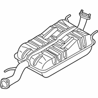 OEM 2006 Kia Sorento Muffler Assembly-Main - 287003E150