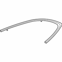 OEM Acura TLX Molding Assembly, Rear - 72961-TZ3-A31