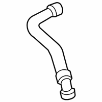 OEM Ford F-350 Super Duty Upper Hose - LC3Z-8260-C