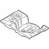 OEM 2013 Hyundai Elantra GT Panel Assembly-Rear Floor, Rear - 65513-A5000