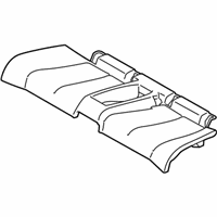 OEM 2015 BMW 428i xDrive Foam Part, Seat, Rear - 52-20-7-274-545