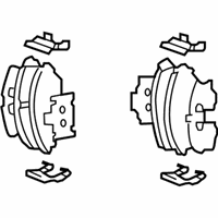 OEM 2004 Kia Amanti Pad Set-Front Disc Brake - 581013FA00