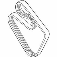 OEM 2000 BMW 528i Ribbed V-Belt - 11-28-7-636-379