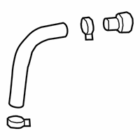 OEM Hyundai Veloster Hose Assembly-Radaator, Lower - 25415-J3000