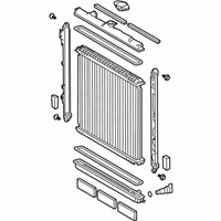 OEM 2014 Toyota Tundra Radiator Assembly - 16400-0P170