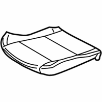 OEM 2006 BMW 330Ci Seat Upholstery - 52-10-8-261-010