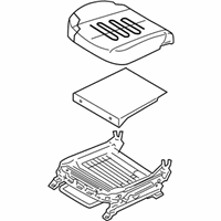 OEM 2008 Hyundai Elantra Cushion Assembly-Front Seat, Passenger - 88200-2H030-AAR