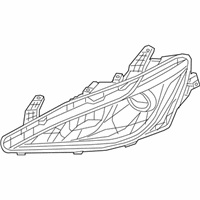 OEM Chrysler Voyager Headlamp Left - 68228949AH