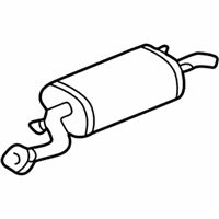 OEM Lexus RX300 Exhaust Tail Pipe Assembly - 17440-20150