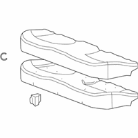 OEM 2016 Buick LaCrosse Seat Cushion Pad - 26207101