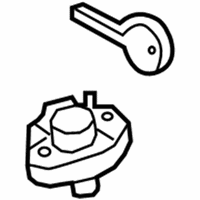 OEM 2013 BMW 740i Catch Key - 51-24-7-226-794