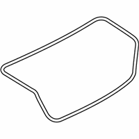 OEM 2011 BMW 740Li Trunk Lid Gasket - 51-76-7-187-307