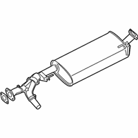 OEM Infiniti MUFFLER Assembly - Exhaust Main - 20100-9GH0A